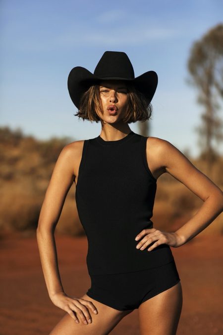 Georgia Fowler Takes the Desert in SIR The Label Fall 2020 Campaign