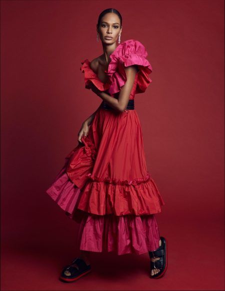 Joan Smalls Poses in Vibrant Shades for Harper's Bazaar Spain Joan Smalls Poses in Vibrant Shades for Harper's Bazaar Spain