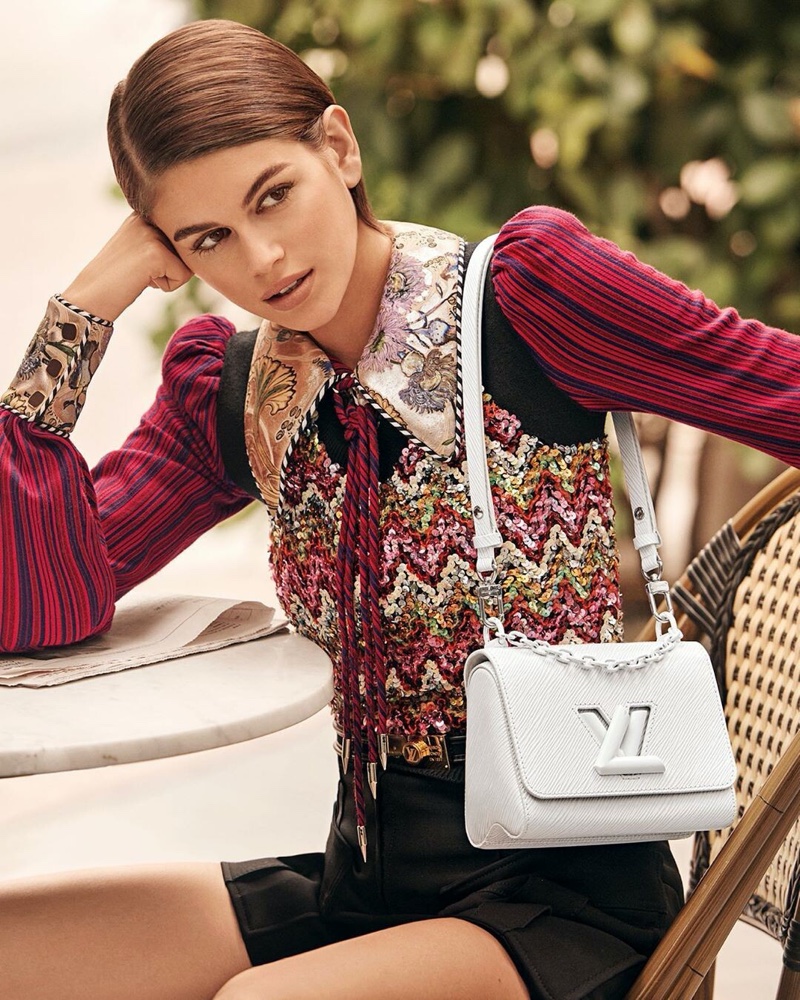 Kaia Gerber Louis Vuitton Twist Spring 2020 Campaign | Fashion Gone Rogue