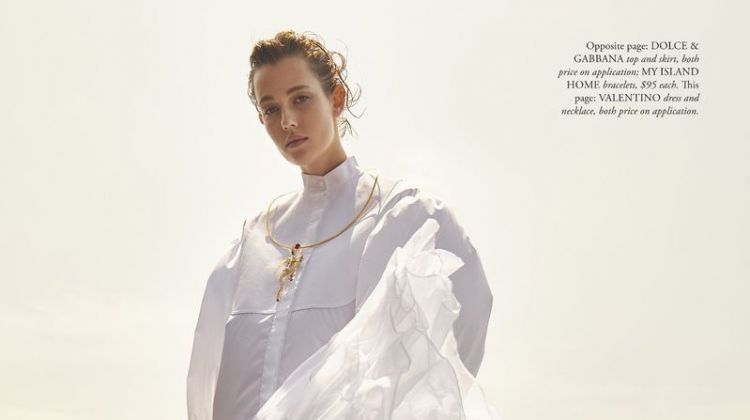 Mali Koopman Wears Breezy Beach Styles for Harper’s Bazaar Australia
