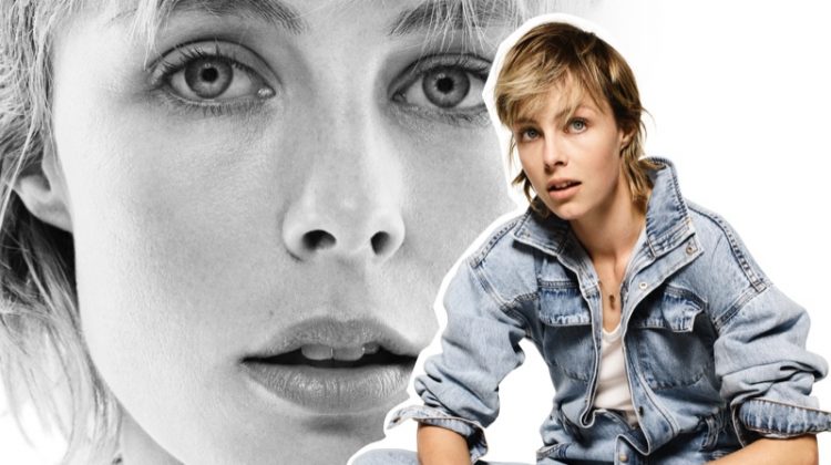 Edie Campbell Models Mango’s New Sustainable Denim Line
