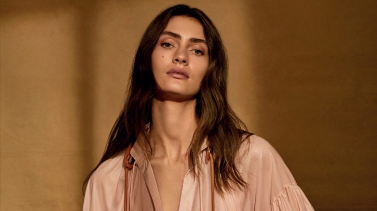 Marine Deleeuw Embraces Neutral Shades for Mojeh Magazine