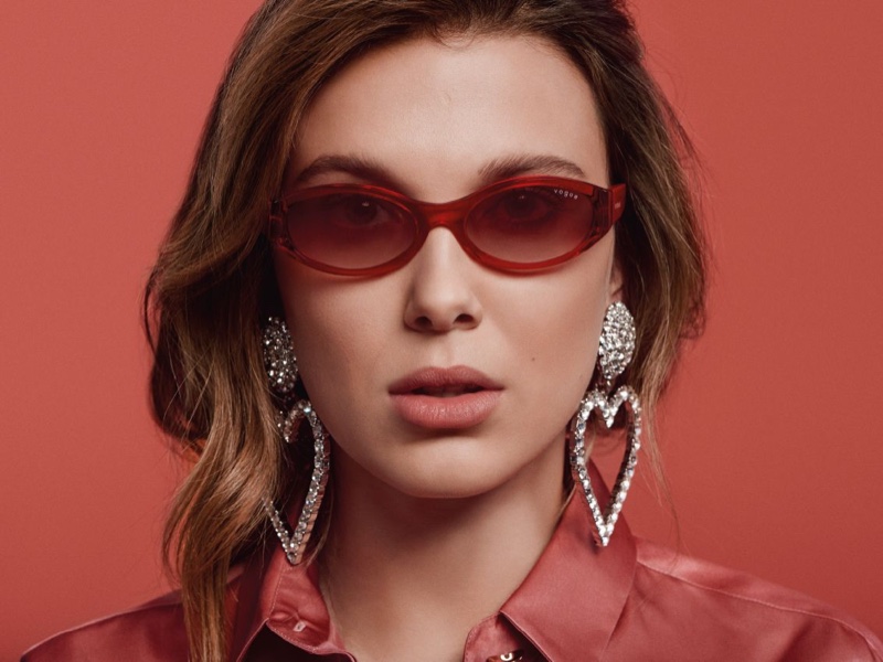 Millie Bobby Brown teams up with Vogue Eyewear on collaboration