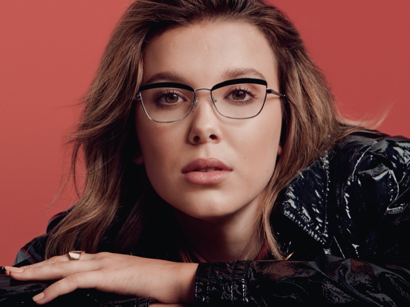 Millie Bobby Brown fronts Vogue Eyewear collaboration campaign