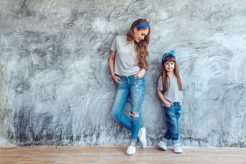 Mother and Daughter Matching Style