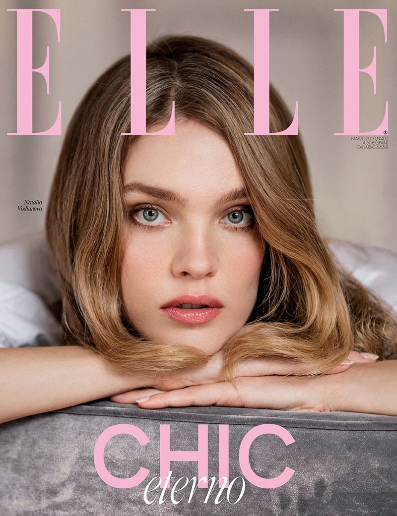 Natalia Vodianova ELLE Spain 2020 Cover Fashion Editorial