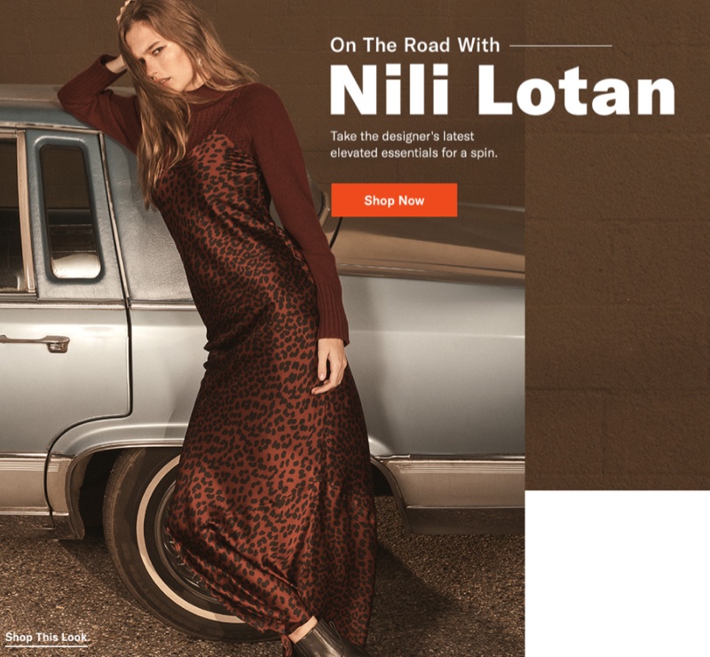 Nili Lotan Cami Gown $695, Houston Cashmere Sweater $895 and Rag & Bone Shawn Chelsea Booties $550