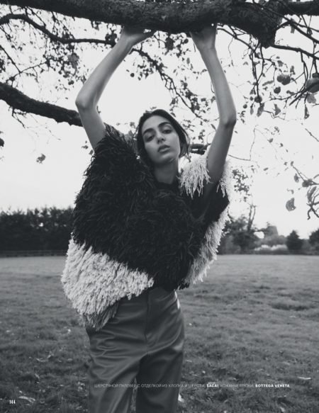 Nora Attal Poses in Outdoors Styles for Vogue Russia Nora Attal Poses in Outdoors Styles for Vogue Russia
