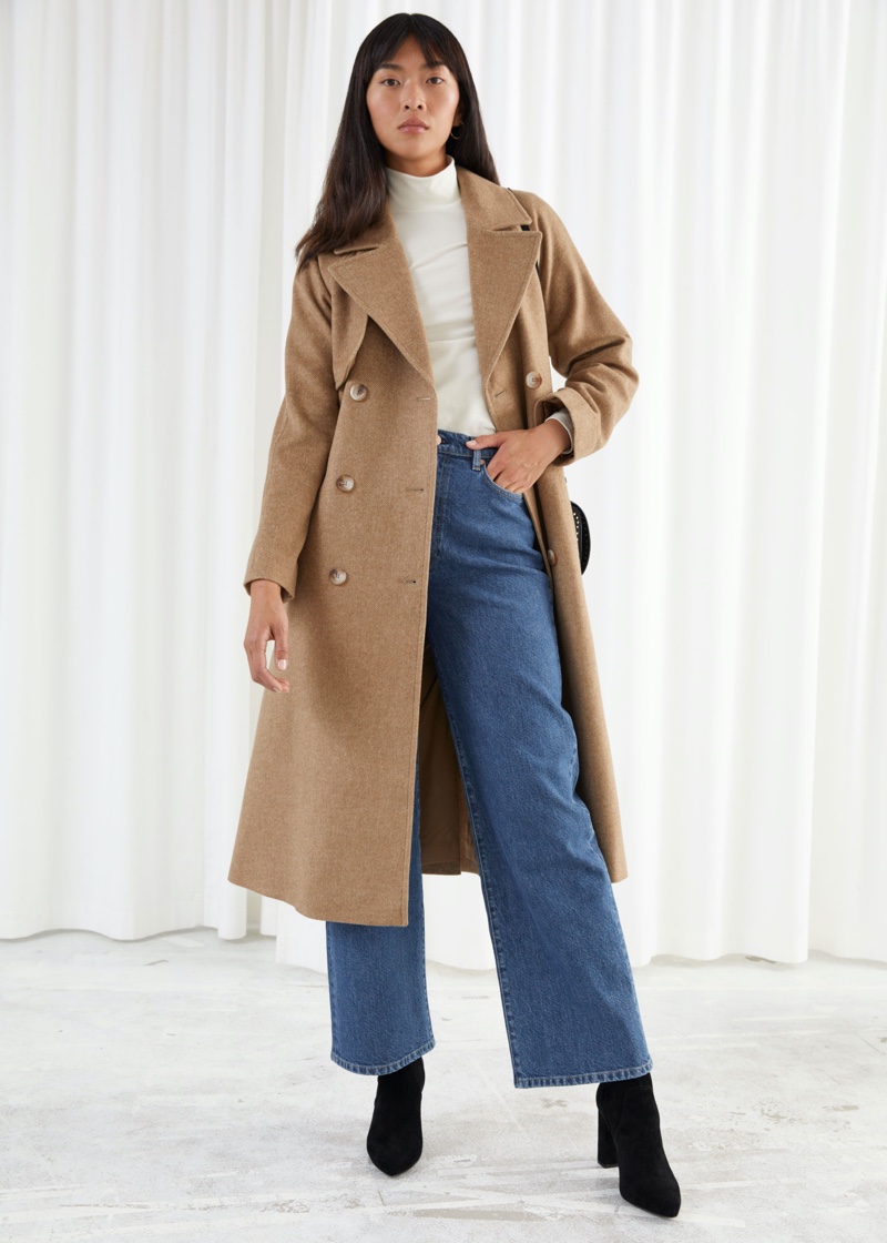 & Other Stories Belted Trench Coat $279