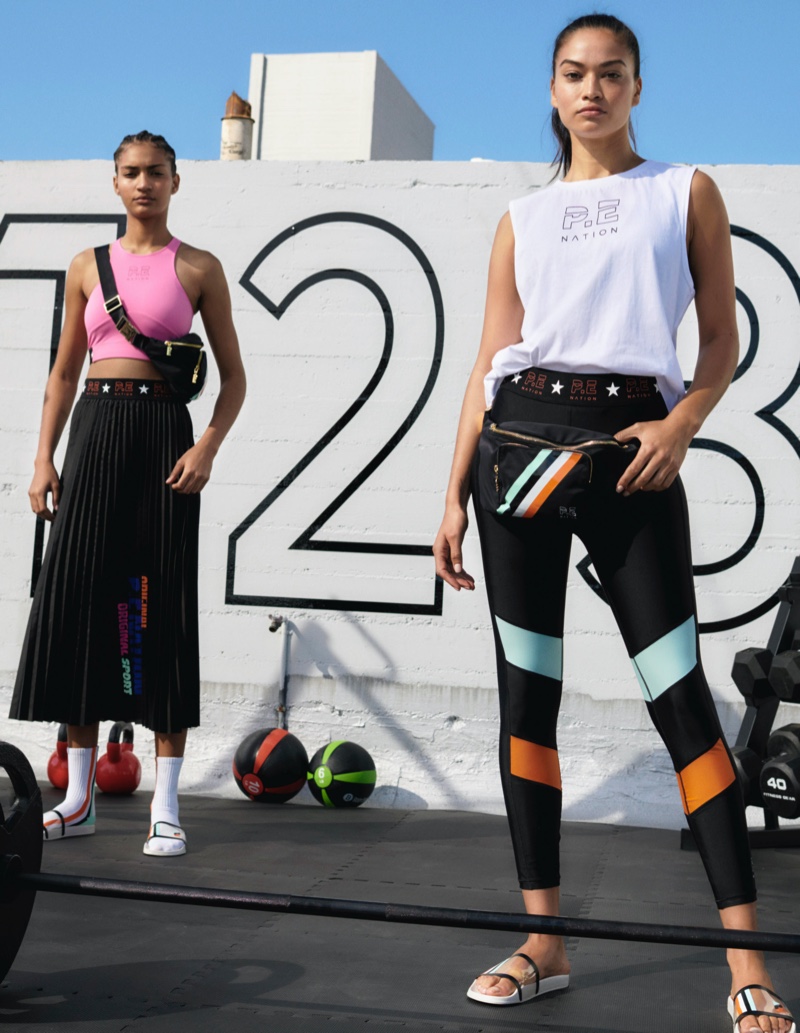 Looks from P.E. Nation x H&M collaboration