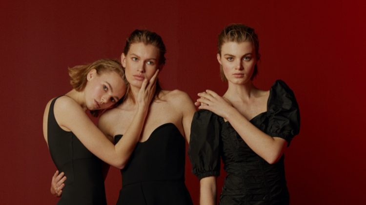 Puck, Elke & Emma Wear Monochrome Looks for Marie Claire Turkey