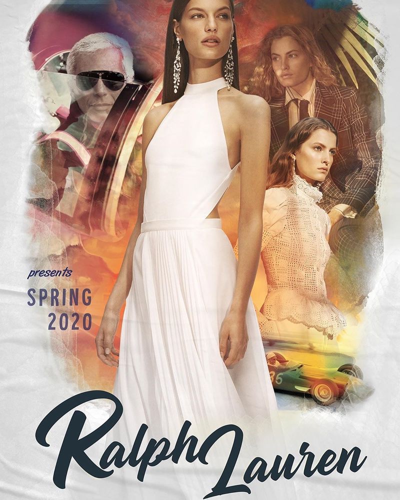 Model Faretta appears in Ralph Lauren spring-summer 2020 campaign