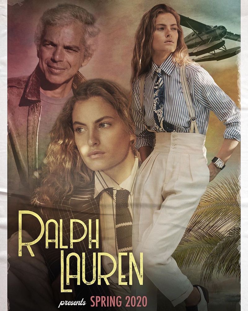 Ralph Lauren channels a retro movie poster for spring-summer 2020 campaign