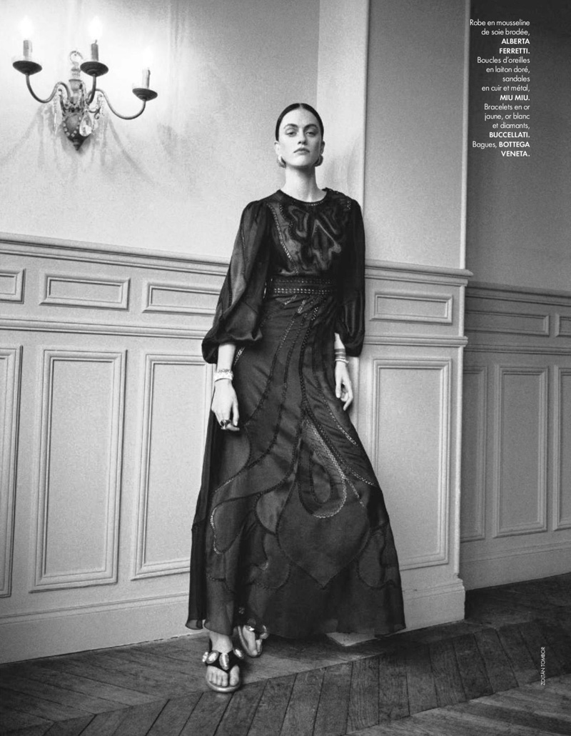 Sarah Brannon ELLE France 2020 Cover Fashion Editorial