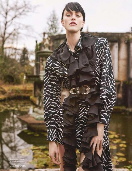 Sarah Brannon Poses in Sophisticated Styles for ELLE France Sarah Brannon Poses in Sophisticated Styles for ELLE France