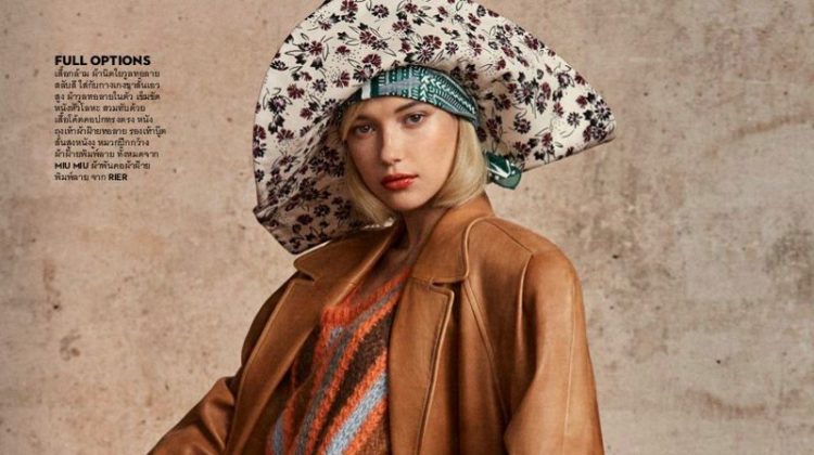 Sarah Snyder Models Layered Looks for Vogue Thailand