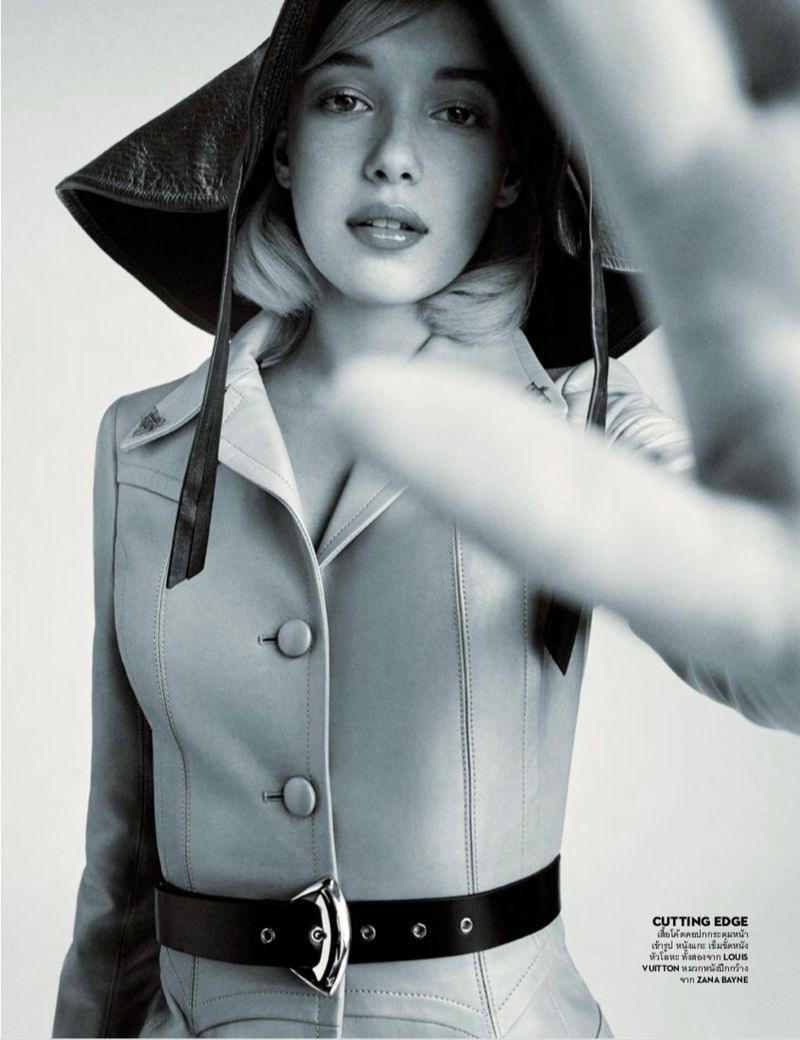 Sarah Snyder Models Layered Looks for Vogue Thailand