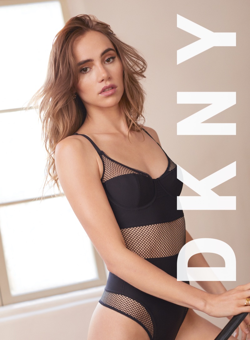 Suki Waterhouse stars in DKNY Intimates spring-summer 2020 campaign