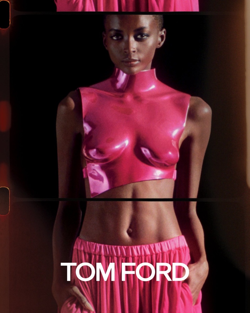 Amira Pinheiro stars in Tom Ford spring-summer 2020 campaign
