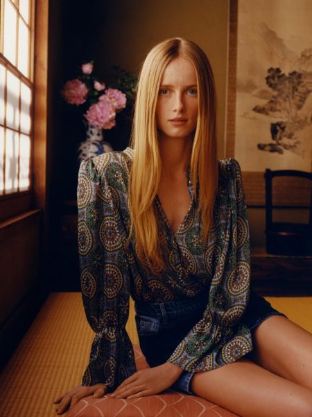 Rianne van Rompaey Poses in Zara's Eclectic Spring Styles Model Rianne van Rompaey tries on Zara’s spring 2020 style