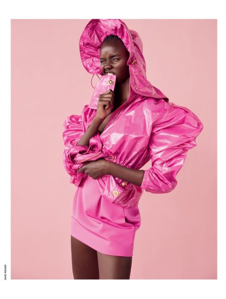 Akiima Poses in Vibrant Fashions for Marie Claire Italy Akiima Poses in Vibrant Fashions for Marie Claire Italy