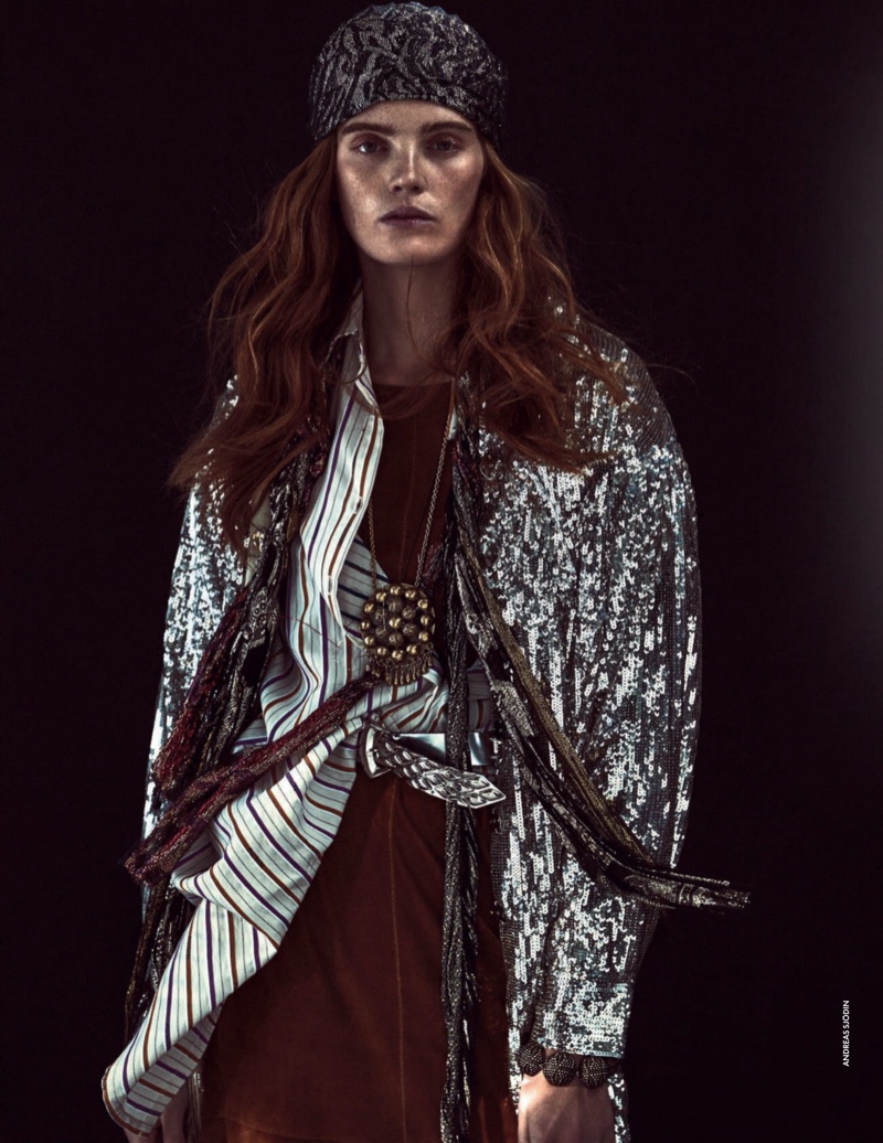 Alexina Graham ELLE Italy Bohemian Style Fashion Editorial