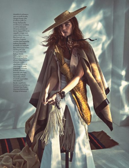 Alexina Graham Embraces Bohemian Ensembles for ELLE Italy Alexina Graham Embraces Bohemian Ensembles for ELLE Italy