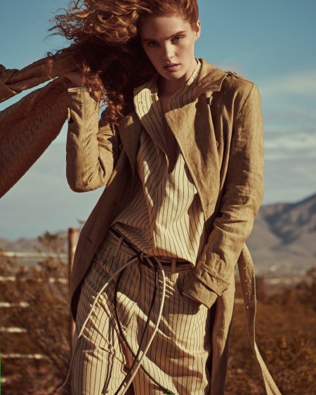 Alexina Graham Embraces Neutral Fashions in ELLE Germany Alexina Graham Embraces Neutral Fashions in ELLE Germany