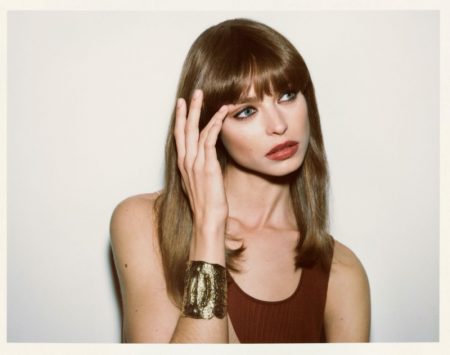 Birgit Kos Models Glam 1970's Inspired Fashion for Russh Birgit Kos Models Glam 1970's Inspired Fashion for Russh