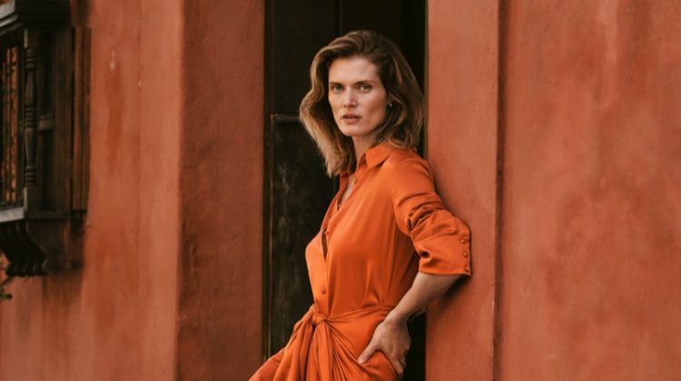 Malgosia Bela poses for Bloomingdale's Mix Masters spring-summer 2020 campaign