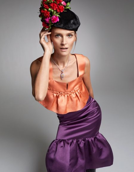 Carmen Kass Models Statement Styles for Harper's Bazaar Spain Carmen Kass Models Statement Styles for Harper's Bazaar Spain