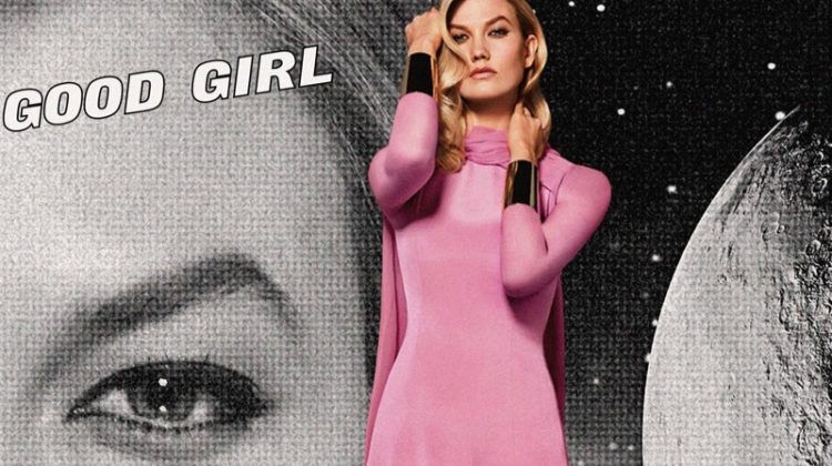 Karlie Kloss Is Movie Glam in Carolina Herrera 'Good Girl Fantastic Pink'