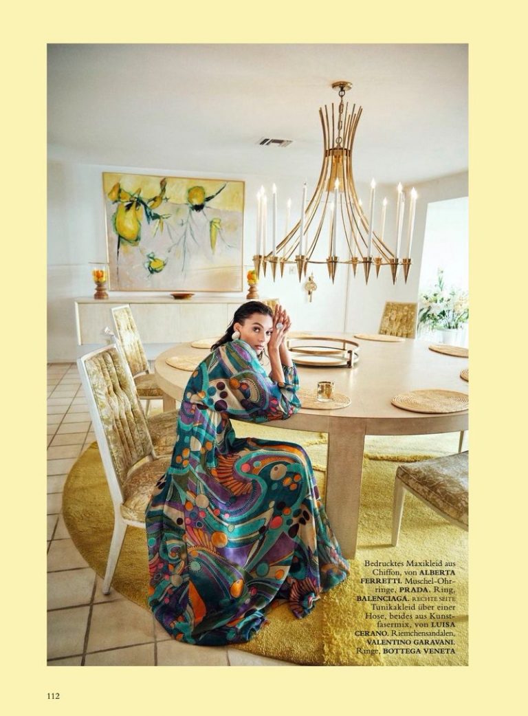 Charlee Fraser Harper's Bazaar Germany 2020 Cover Fashion Editorial