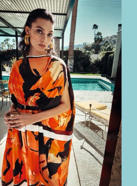 Charlee Fraser Harper's Bazaar Germany 2020 Cover Fashion Editorial