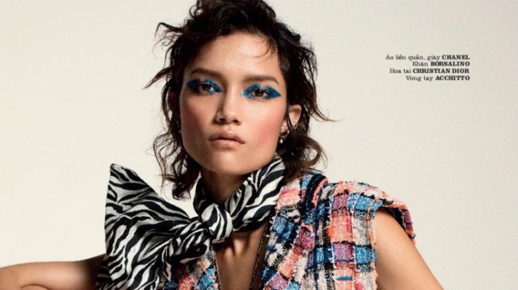 Charlotte Carey Embraces Whimsical Fashion for ELLE Vietnam