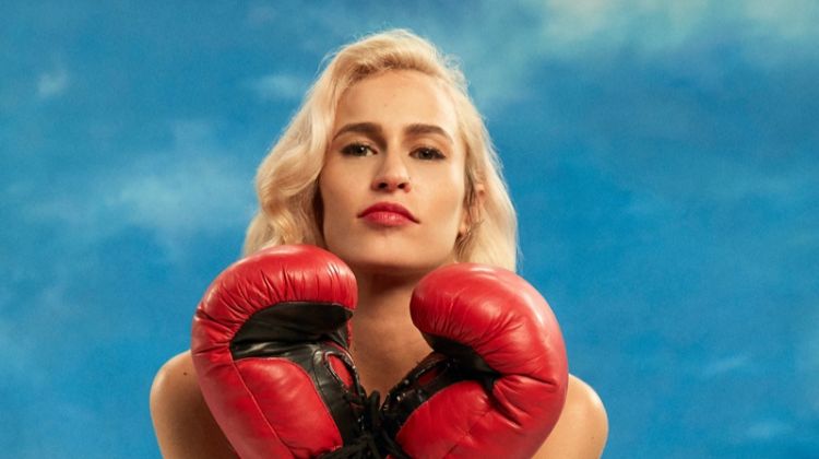 Alice Dellal is A Knockout in Charlotte Olympia x PUMA Collaboration