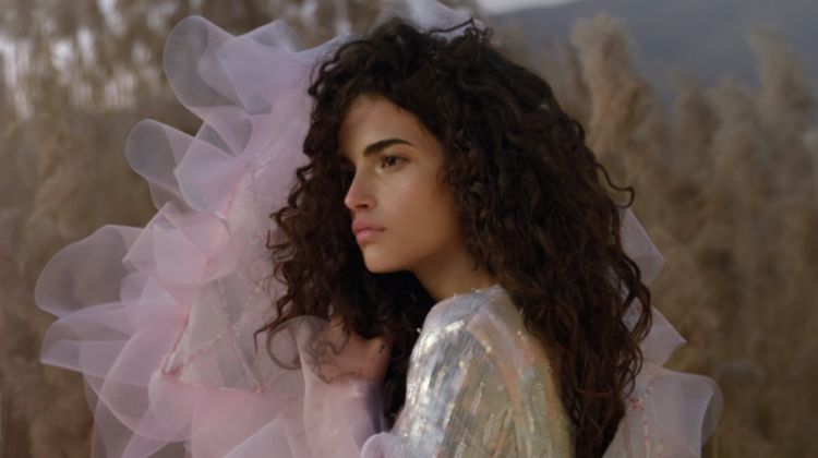 Chiara Scelsi Wears Romantic Looks for L’Officiel Italy