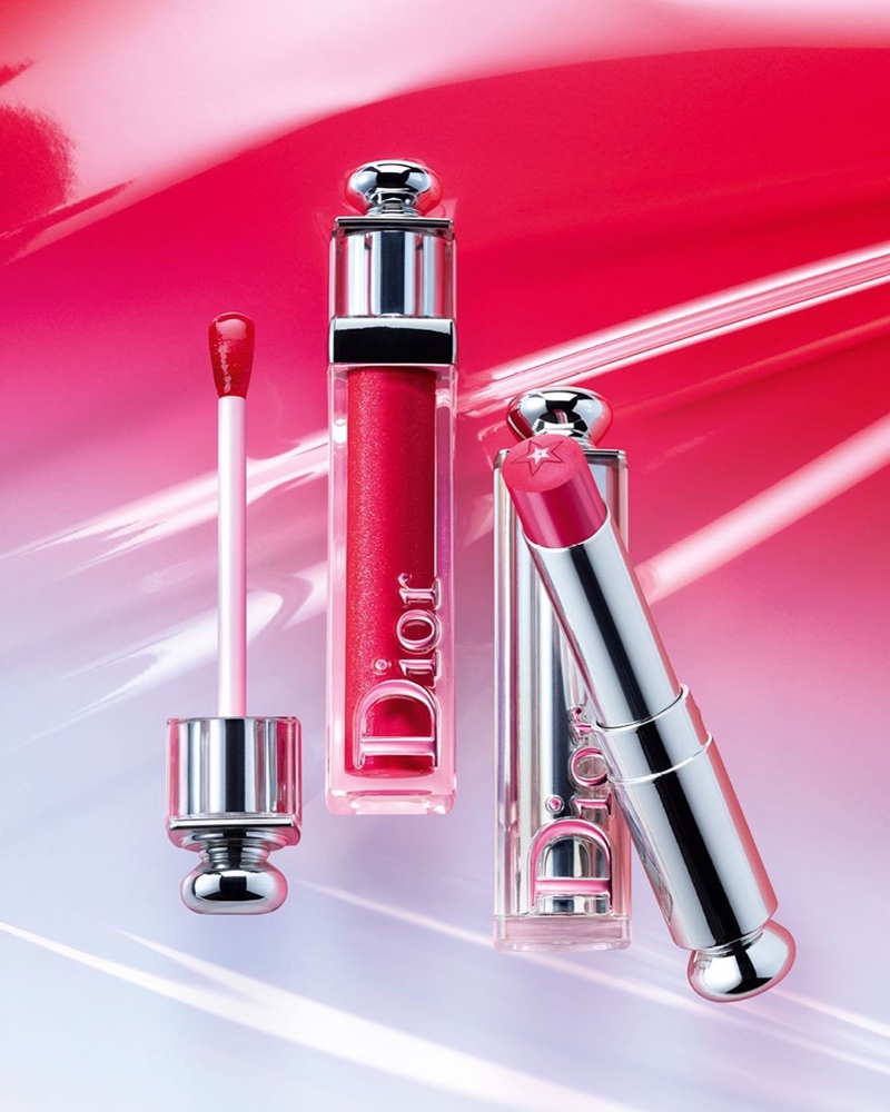Lipgloss and lipstick from Dior Addict Stellar Halo Shine line