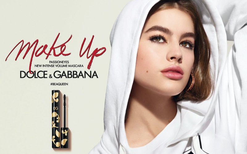 Lily Jean Harvey stars in Dolce & Gabbana Passioneyes Intense Volume Mascara campaign