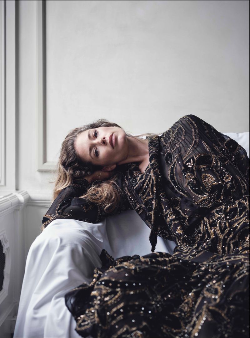 Doutzen Kroes Poses in Elegant Looks for Sunday Times Style