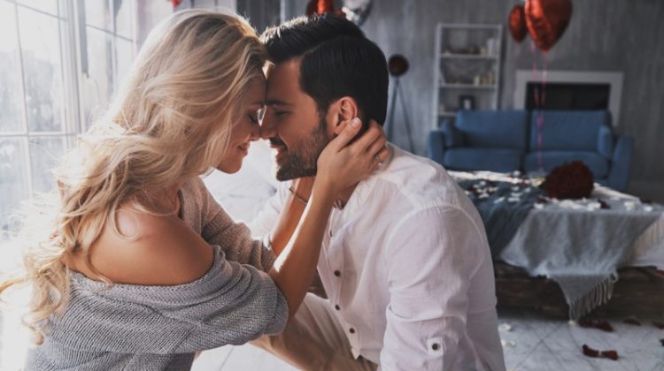 14 Ways to Improve Your Marriage or Relationship Happy Couple Embrace Blonde Woman Dark Haired Man