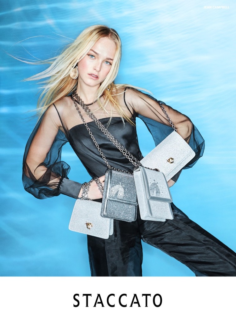 Jean Campbell stars in Staccato spring-summer 2020 campaign