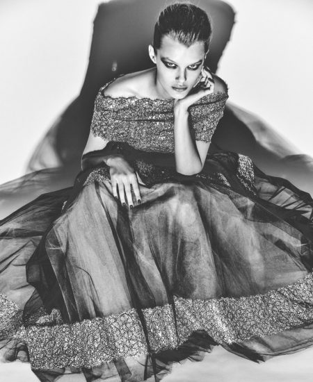 Kris Grikaite Models Chanel Haute Couture for T Singapore Kris Grikaite Models Chanel Haute Couture for T Singapore