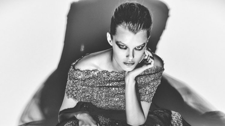 Kris Grikaite Models Chanel Haute Couture for T Singapore