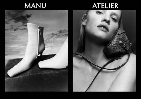 Lara Stone Strips Down for Manu Atelier Spring 2020 Campaign Manu Atelier enlists Lara Stone for spring-summer 2020 campaign