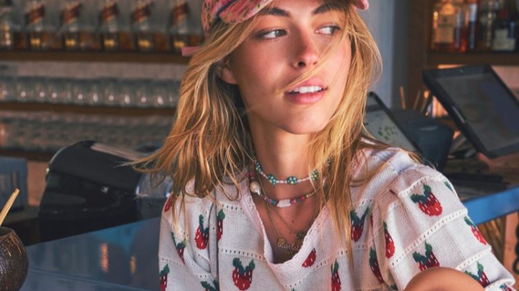 Caroline Kelley Keeps it Casual in LoveShackFancy x Superga
