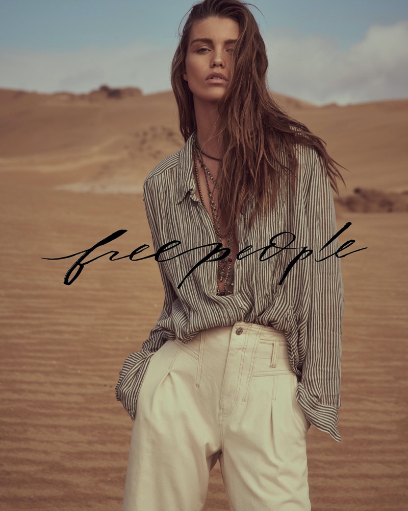 Luna Bijl stars in Free People March 2020 catalog