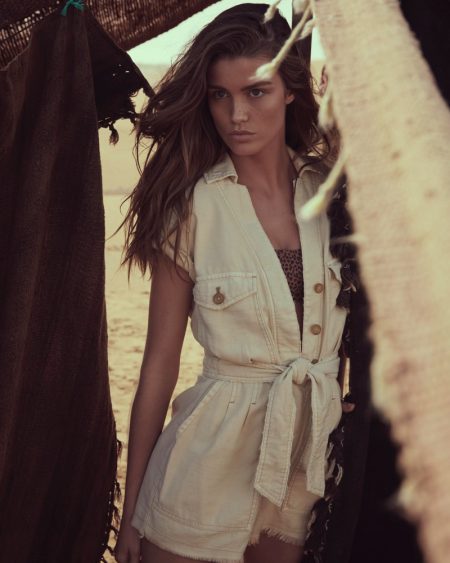 Luna Bijl Models Safari Chic Styles for Free People Free People highlights spring arrivals in March 2020 catalog