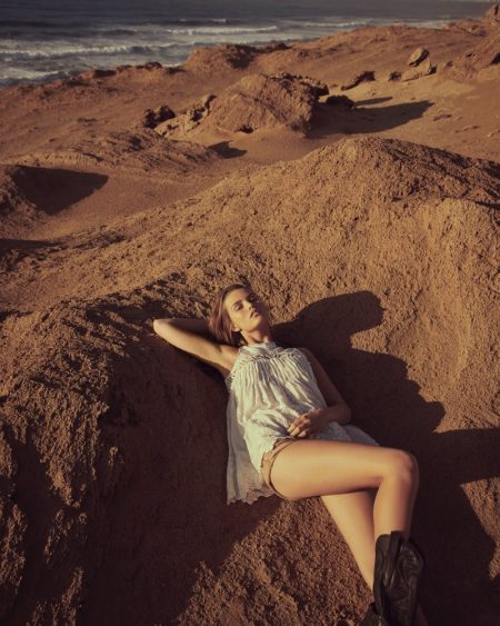 Luna Bijl Models Safari Chic Styles for Free People