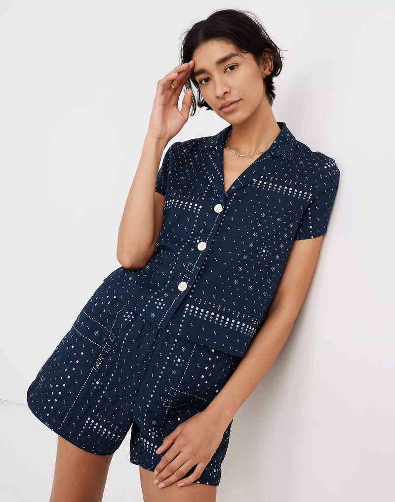 Madewell Shrunken Camp Shirt in Bandana Print $72